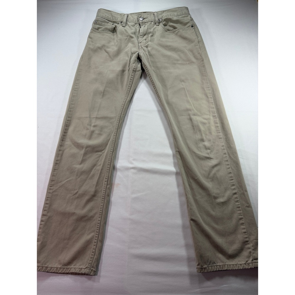 Levi's‎ 514 Jeans Mens 32x32 Beige Khaki Straight Fit